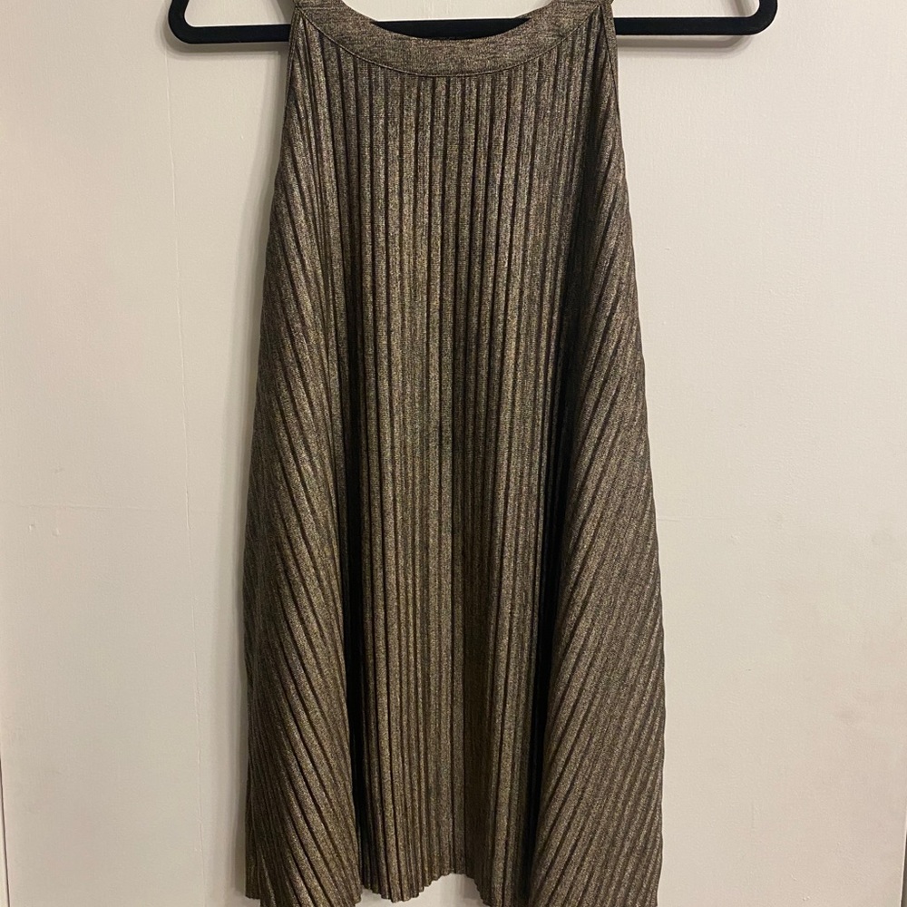 Torrid Gold Tank Top - high neck A-Frame